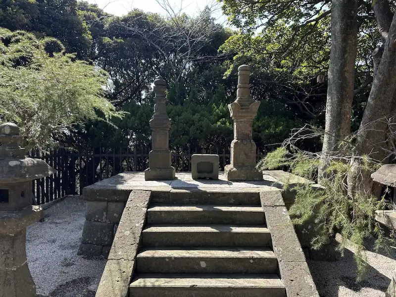 The grave of Miura Anjin (William Adams) and his Japanese wife at Anjinzuka in Yokosuka, Japan
