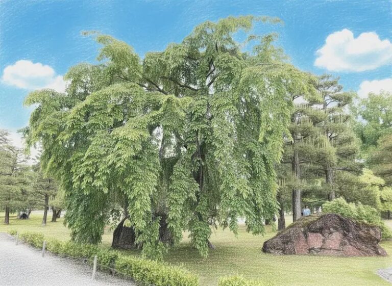 枝垂れ槐