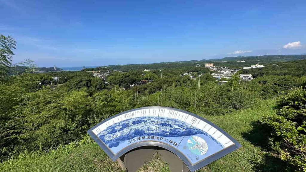 名護屋城跡からの景色