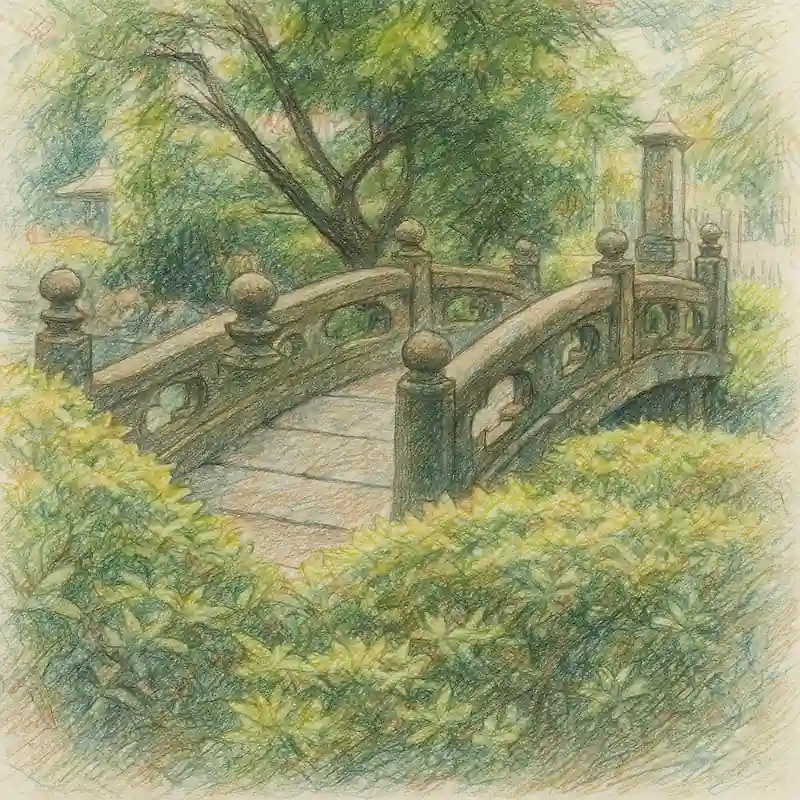 Remains of Asakusa Tōshō-gū: Stone Bridge