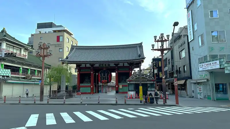 Kaminarimon Gate at Sensō-ji Temple in Asakusa