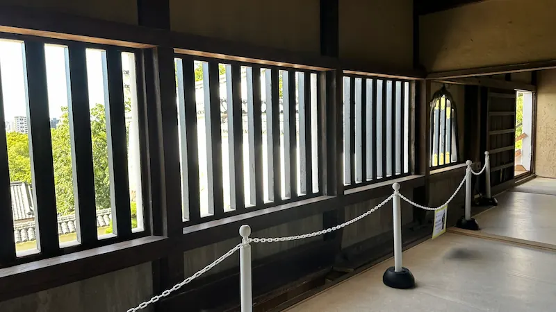 姫路城 菱の門内部