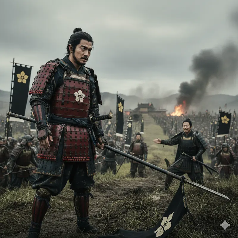 The aftermath of Nobunaga's death