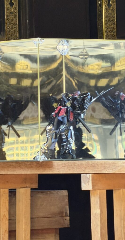 Plastic model displayed at the Mikoshi storehouse