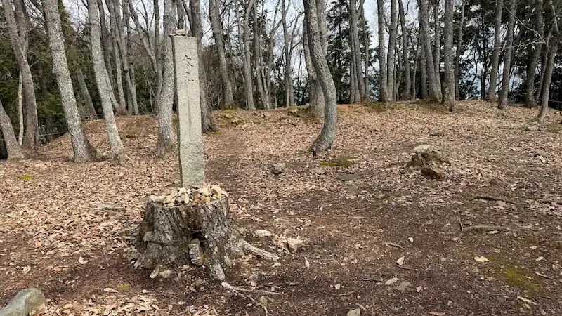 小谷城跡の本丸