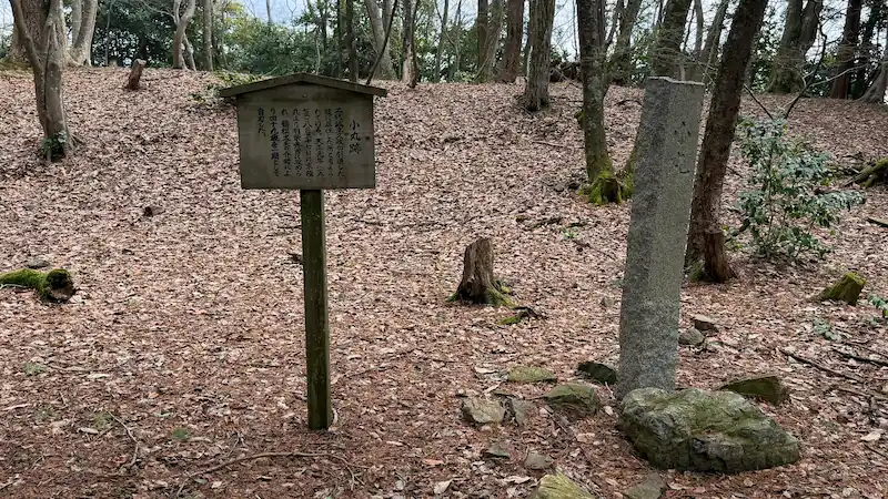 小谷城跡の小丸