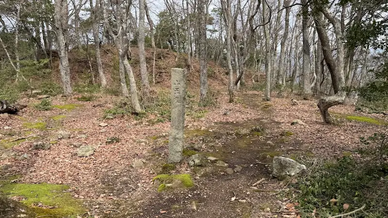 小谷城跡の山王丸石垣