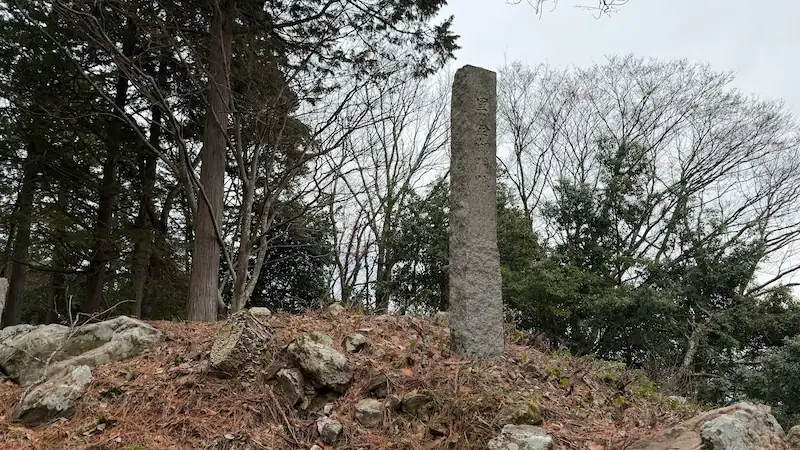 小谷城跡の黒金門跡