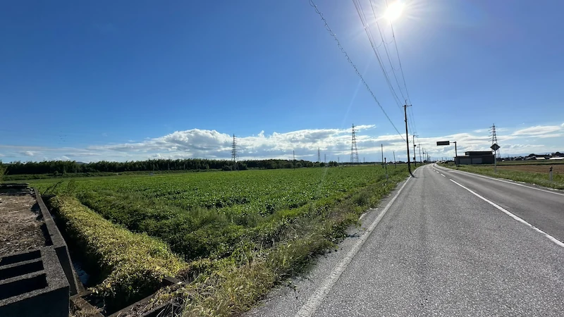 姉川古戦場を自転車で巡る——農道と田んぼが広がるサイクリングルート