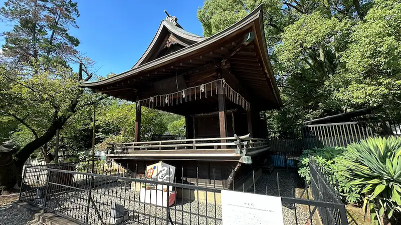 The Kaguraden Hall at Ueno Toshogu Shrine