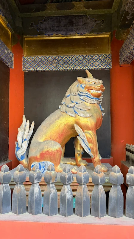 日光東照宮 表門の狛犬 左