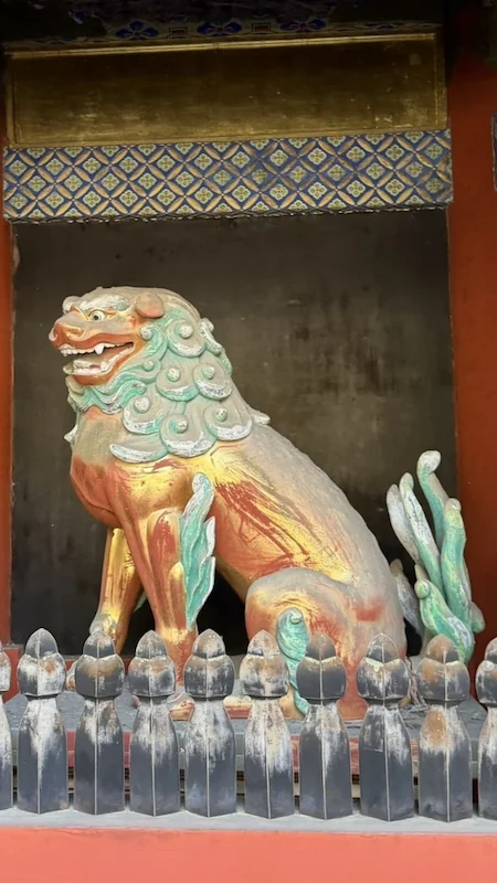 日光東照宮 表門の狛犬 右