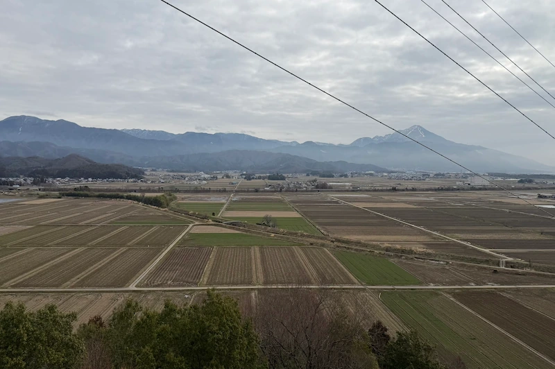 虎御前山　展望台からの景色
