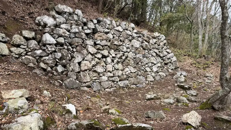 小谷城跡の大石垣