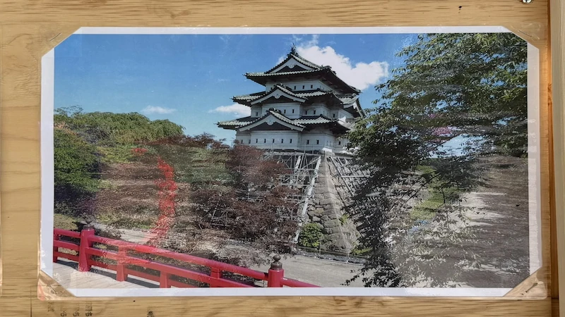 AI illustration: imagined scene based on the historical background of Hirosaki Castle