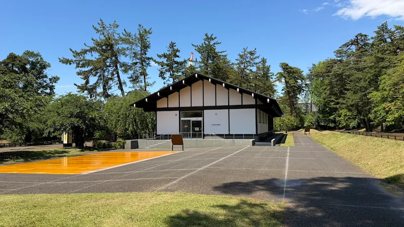 Hirosaki Castle Information Center exterior (May 2026)