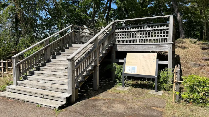 Neyagura turret site, Honmaru (May 2026)