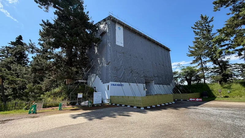 Kamenokomon (North Gate), Hirosaki Castle — preservation repair (May 2026)