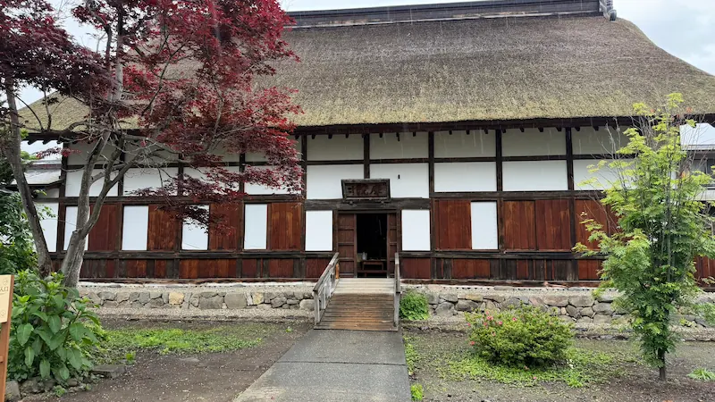 The kuri (monks' quarters) at Choshoji Temple — the entry point for normal visits