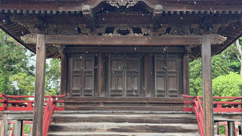 The surviving former Hirosaki Toshogu Main Hall, second view