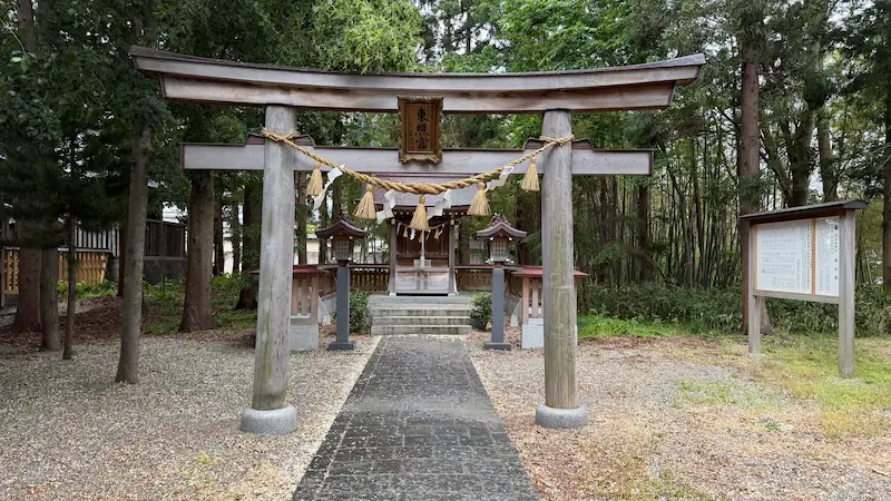 The Toshogu within Kuroishi Shrine's grounds