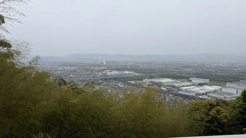 The view from Hatatatematsu Viewpoint