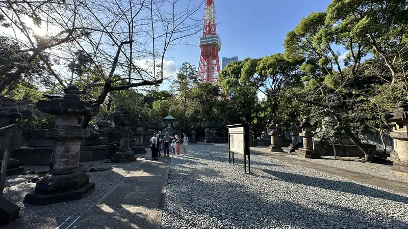 Inside the consolidated Tokugawa cemetery