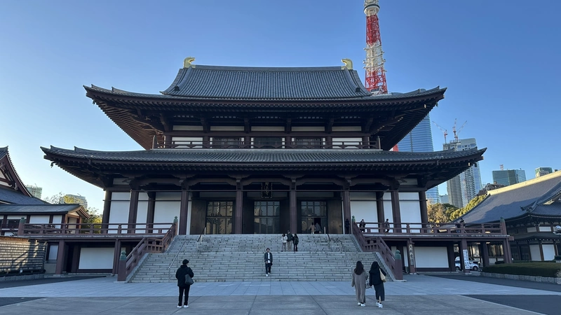 Front view of Daiden Main Hall