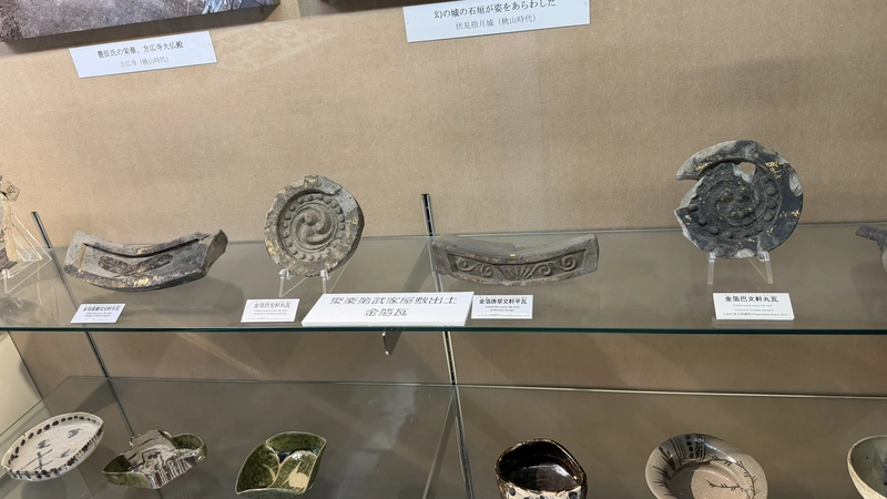 京都市内から出土した軒瓦の常設展示